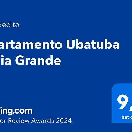 Apto Ubatuba Praia Grande, Ar Condicionado, Piscina, Garagem エクステリア 写真